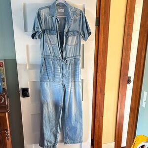 KanCan Light Blue Denim Jumpsuit
